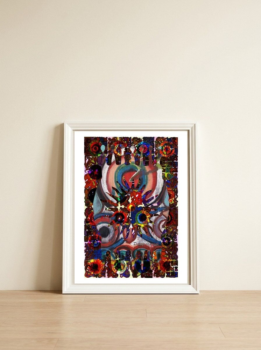Graffiti Digital Nuevo 2023 38 — framed, leaning against the wall