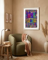 Graffiti Digital Nuevo 2023 45 framed in a tender room thumbnail
