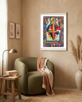 Graffiti Digital Nuevo 2023 52 framed in a tender room thumbnail