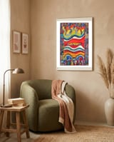 Graffiti Digital Nuevo 2023 53 framed in a tender room thumbnail
