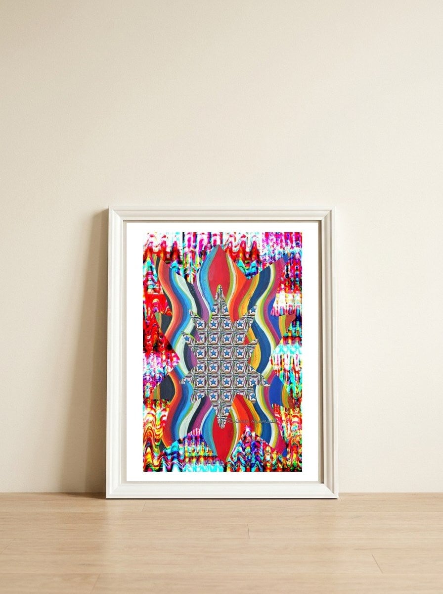 Graffiti Digital Nuevo 2023 67 — framed, leaning against the wall