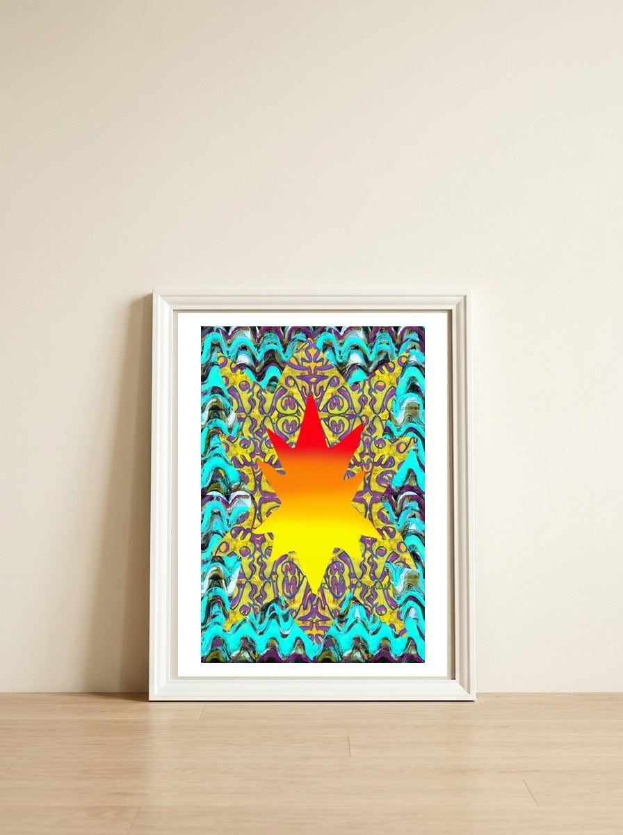 Graffiti Digital Nuevo 2023 78 — framed, leaning against the wall