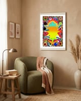 Graffiti Digital Nuevo 2023 90 framed in a tender room thumbnail
