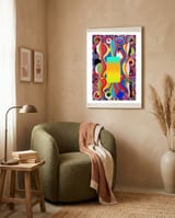 Graffiti Digital Nuevo 2023 95 framed in a tender room thumbnail