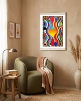 Graffiti Digital Nuevo 2023 101 framed in a tender room thumbnail