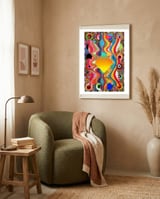 Graffiti Digital Nuevo 2023 107 framed in a tender room thumbnail