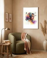 butterfly-veil-portrait framed in a tender room thumbnail