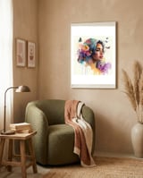 butterfly-veil-portrait framed in a tender room thumbnail