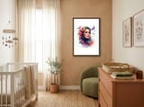 sapphire-veil-floral-gaze framed in a tender room thumbnail