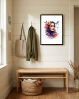 sapphire-veil-floral-gaze framed in a relaxed room thumbnail