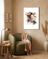 watercolor-asian-butterfly-reverie framed in a tender room thumbnail