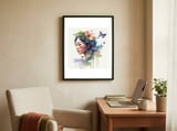 watercolor-asian-butterfly-whispers framed in a focused room thumbnail