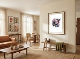 watercolor-asian-midnight-butterflies framed in a grounding room thumbnail