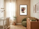 tropical-floral-indonesian-woman-portrait framed in a tender room thumbnail