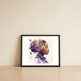 blossom-turban-profile — framed, leaning against the wall thumbnail