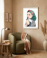 Emerald framed in a tender room thumbnail
