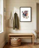 slate-turban-floral-crown framed in a relaxed room thumbnail