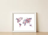 Wanderlust (White) — framed, leaning against the wall thumbnail