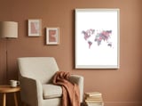 Wanderlust (White) framed in a tender room thumbnail