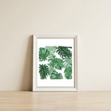 Monstera Deliciosa — framed, leaning against the wall thumbnail