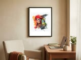 crimson-pirate-and-macaw framed in a focused room thumbnail