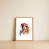 defiant-pirate-queen — framed, leaning against the wall thumbnail