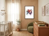 red-hair-butterfly-daydream framed in a tender room thumbnail