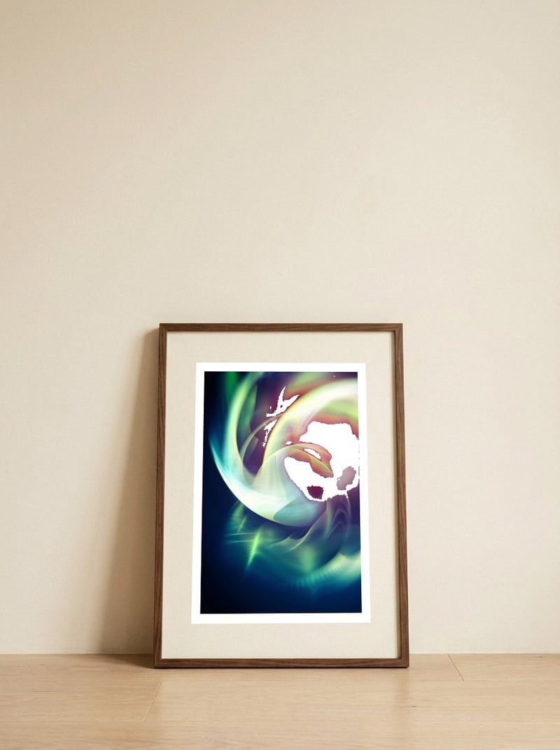 Abstract Art XIII — framed, leaning against the wall
