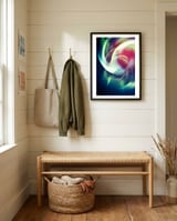 Abstract Art XIII framed in a relaxed room thumbnail