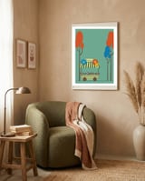 Flower Stand framed in a tender room thumbnail