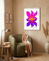 Fuego 73 Copia framed in a tender room thumbnail