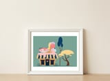 Ice Cream Shop — framed, leaning against the wall thumbnail