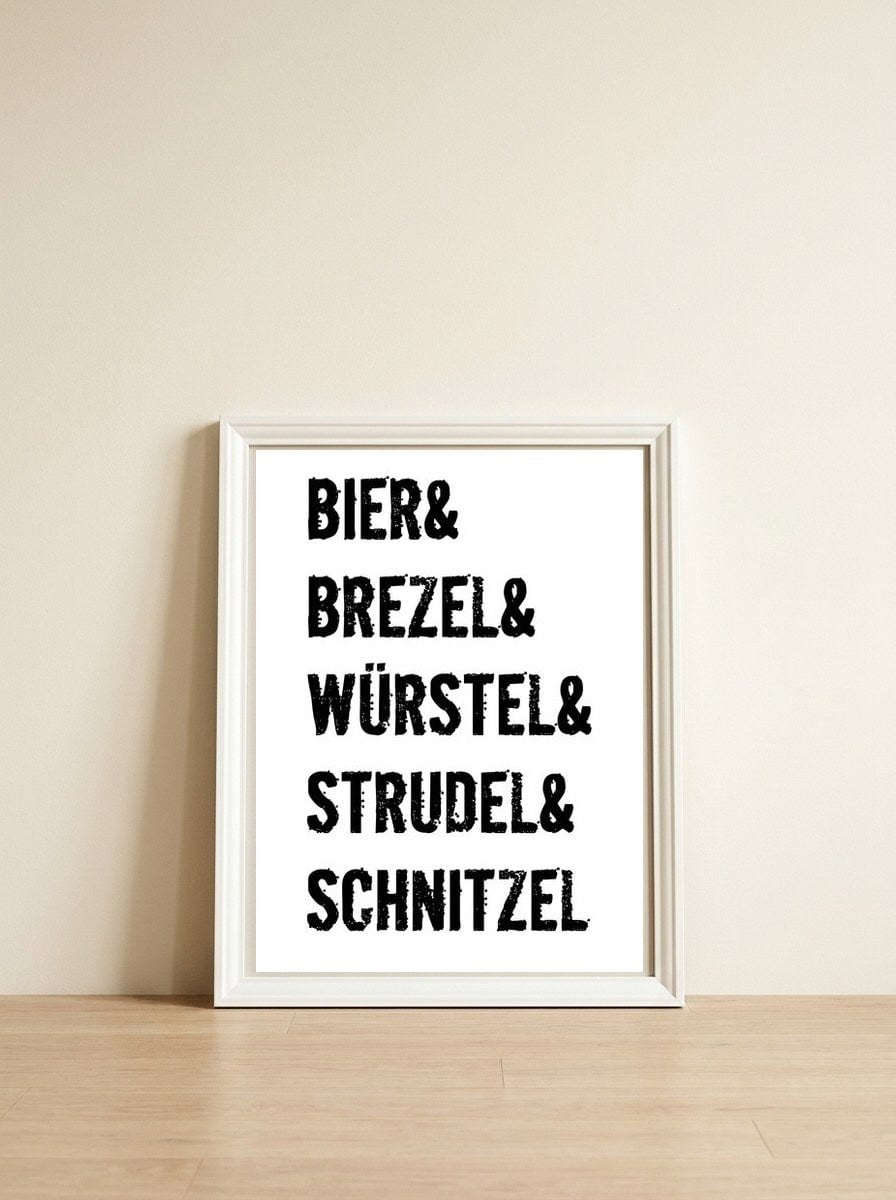 It`s a German Thing! — framed, leaning against the wall