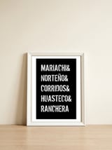 Its A Mexican Rythm  — framed, leaning against the wall thumbnail