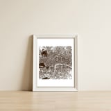 Old Town Map  — framed, leaning against the wall thumbnail