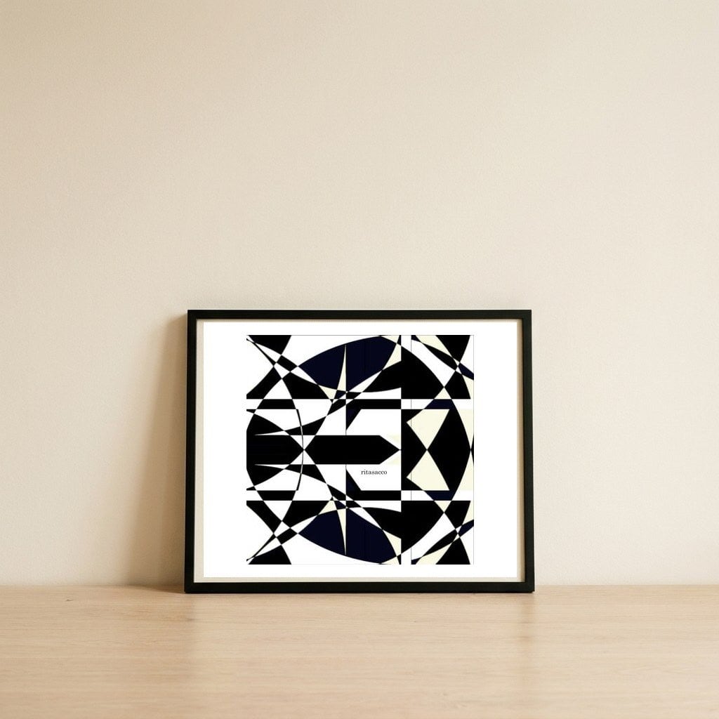51 — framed, leaning against the wall