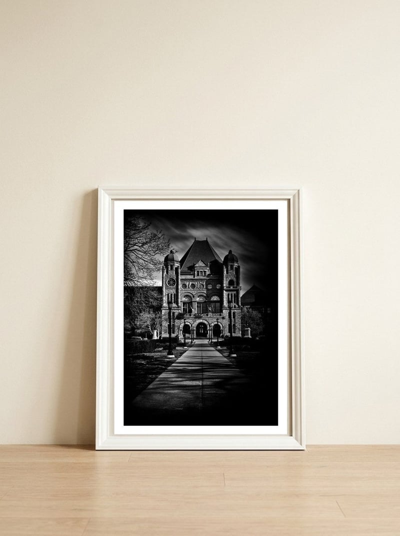 Ontario Main Legislative Building No 1 — framed, leaning against the wall