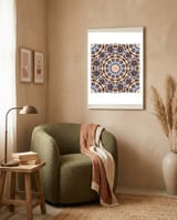 Abstract Mandala Pattern framed in a tender room thumbnail