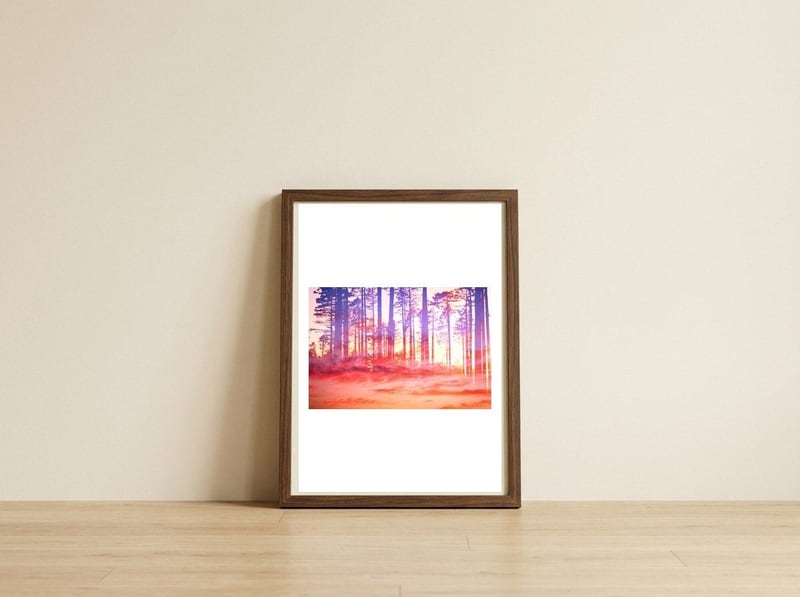 Artistic CVI — framed, leaning against the wall