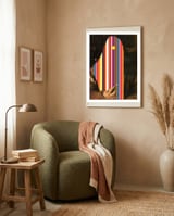 Dürer In Stripes framed in a tender room thumbnail
