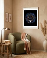 Space Dj framed in a tender room thumbnail