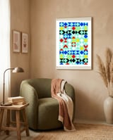 Geometric XVI framed in a tender room thumbnail