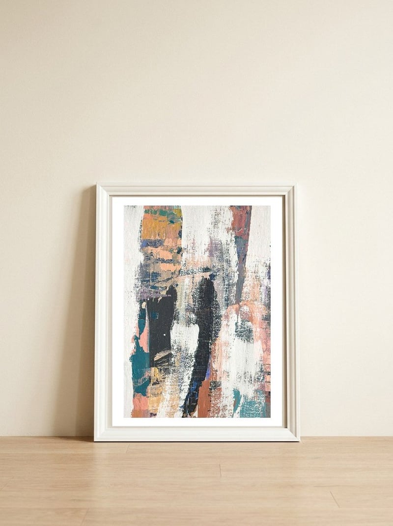 Résistance 3 — framed, leaning against the wall