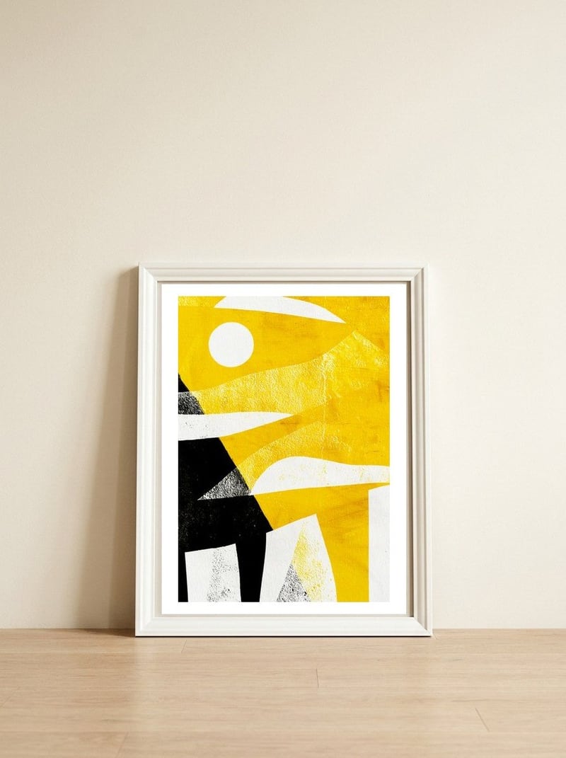 Coiote 1 — framed, leaning against the wall