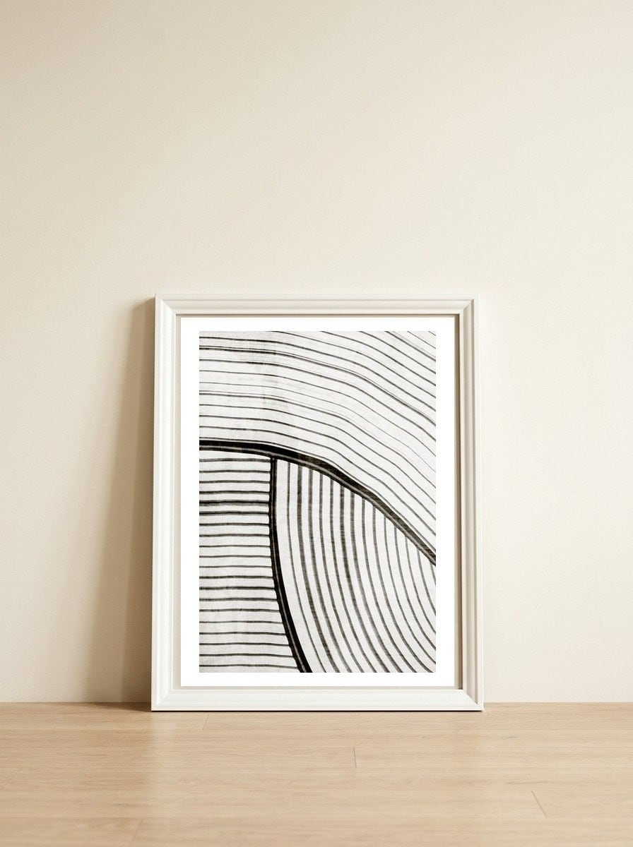 Frequencia4  — framed, leaning against the wall