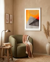 Gizé E O Sol 2 framed in a tender room thumbnail