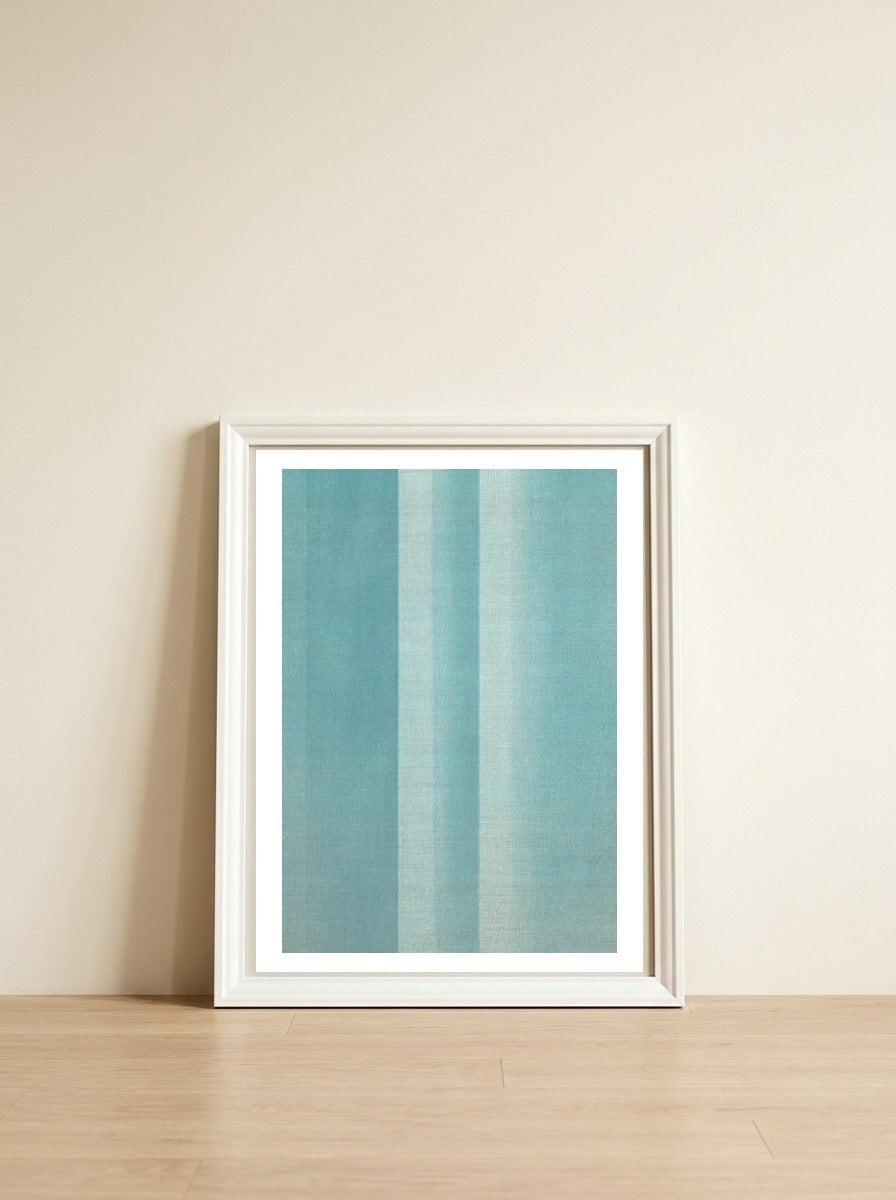 Maré Alta (2) — framed, leaning against the wall
