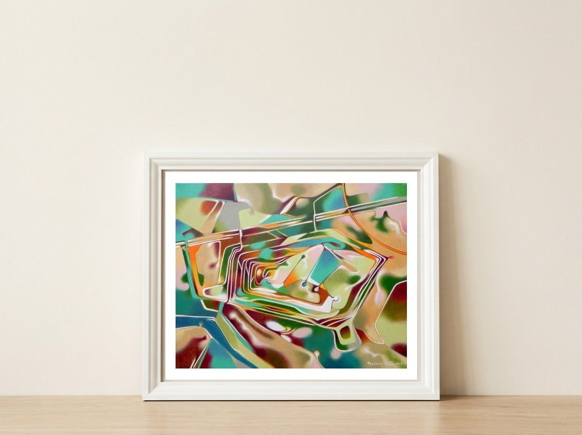 The landfill of Turin — framed, leaning against the wall