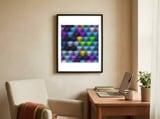 Isometric Cubes framed in a focused room thumbnail