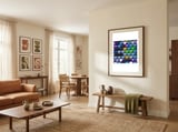 Isometric Cubes framed in a grounding room thumbnail